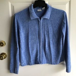 Blue Collared Cardigan